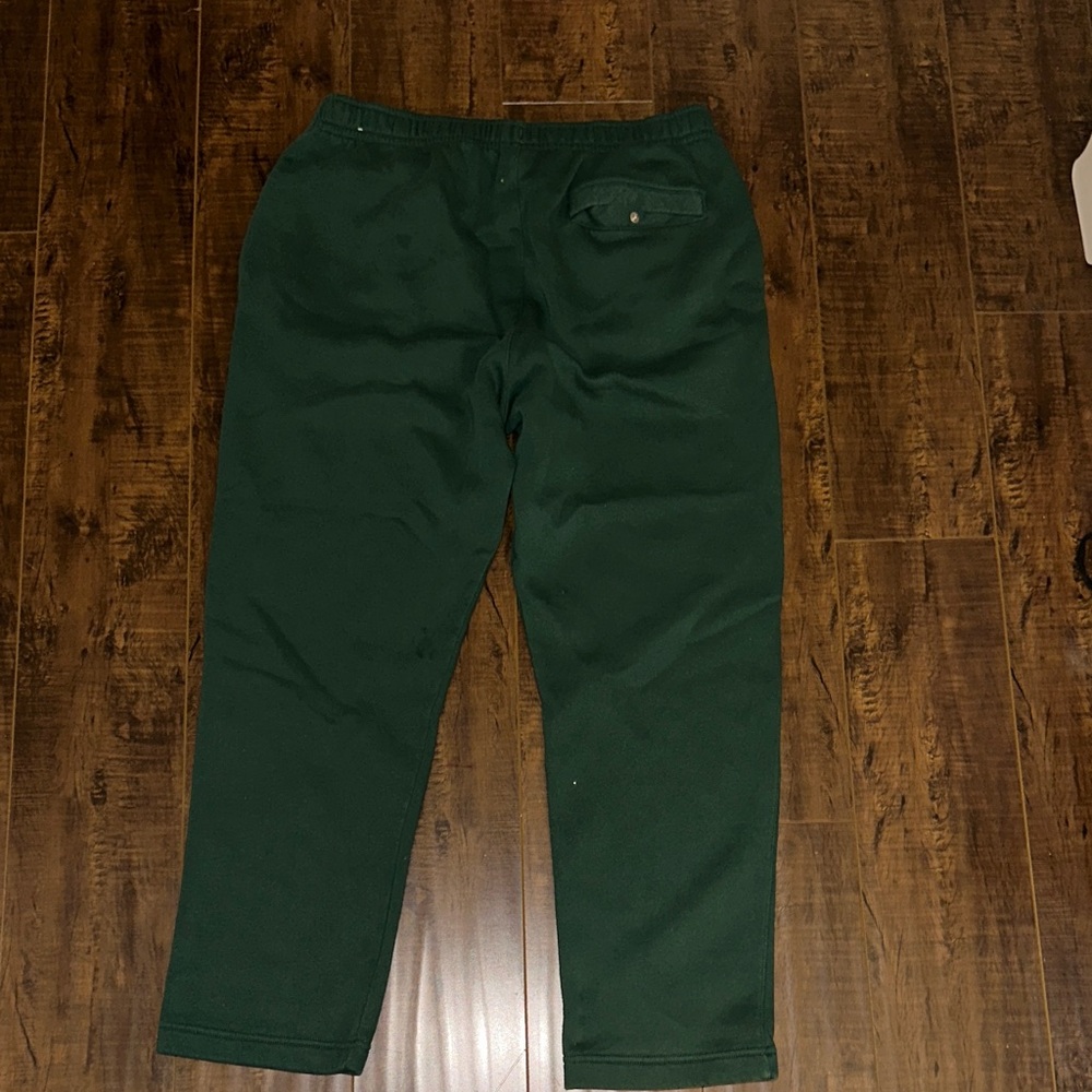 Nike Men's Dark Green Sweatpants - Picture 3 of 3